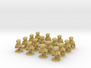 ARMY OF POCKET KNIGHTS in Tan Fine Detail Plastic