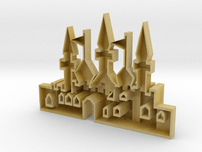mold of an oriantal city in Tan Fine Detail Plastic