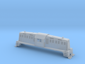 HO-Scale Whitcomb 65 Ton Loco Shell in Clear Ultra Fine Detail Plastic