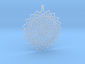 Flower of Life - Pendant 6 in Clear Ultra Fine Detail Plastic