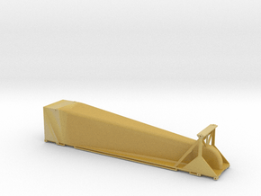 N scale 1/160 Doublestack Arrowedge - aerodynamic  in Tan Fine Detail Plastic