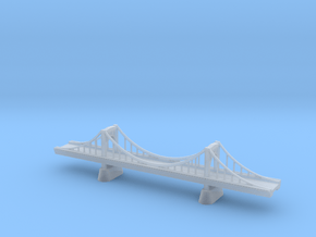 Roberto Clemente Bridge in Clear Ultra Fine Detail Plastic