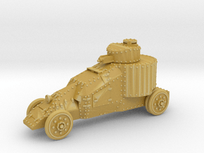 Benz-Mgebrov Armoured Car (15mm) in Tan Fine Detail Plastic