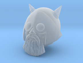 Blackbeard Head VINTAGE in Clear Ultra Fine Detail Plastic