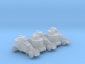 Benz-Mgebrov Armoured Car (6mm, 5up) in Clear Ultra Fine Detail Plastic