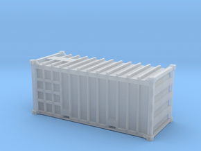 20 Waste Container Edinburgh White (N gauge 1:148) in Clear Ultra Fine Detail Plastic