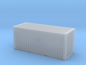 20' Cube ISO Container (N Gauge 1:148) in Clear Ultra Fine Detail Plastic