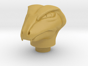 Kobra Khan Head VINTAGE in Tan Fine Detail Plastic