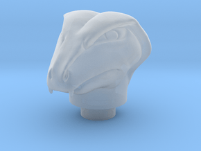 Kobra Khan Head VINTAGE in Clear Ultra Fine Detail Plastic