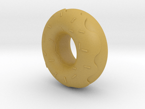 Dude, Its A Donut in Tan Fine Detail Plastic