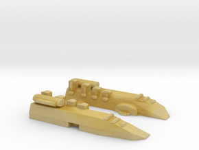Small Destroyer in Tan Fine Detail Plastic