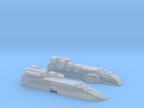 Small Destroyer in Clear Ultra Fine Detail Plastic
