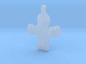 Crucifix Danish 10th century in Clear Ultra Fine Detail Plastic