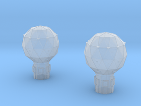 ISD 4222 Domes in Clear Ultra Fine Detail Plastic