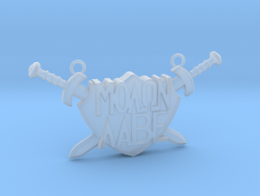 'Molon Labe' Pendant in Clear Ultra Fine Detail Plastic