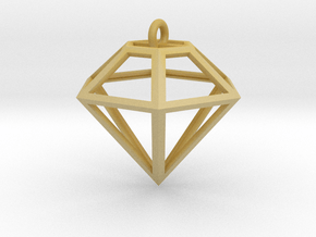 Wire Diamond in Tan Fine Detail Plastic