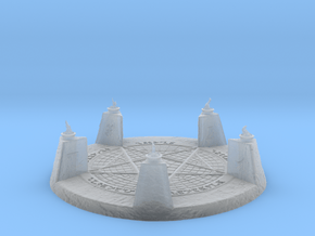 28mm/32mm Demon Summoning Circle Large in Clear Ultra Fine Detail Plastic