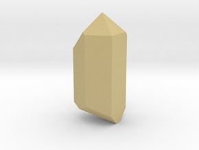 Crystal (for 1.24" Crystal Chamber) in Tan Fine Detail Plastic