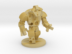 Giant Cheese Golem (60mm) in Tan Fine Detail Plastic