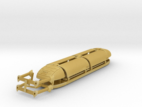 Pikaia Airspeeder - Luggage case in Tan Fine Detail Plastic