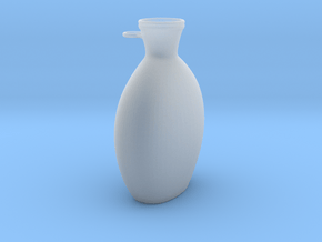 Flask in Clear Ultra Fine Detail Plastic
