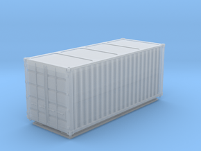 TT Scale Container Standard 20' in Clear Ultra Fine Detail Plastic