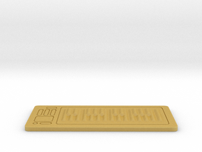 Digital Piano RSR25 1:12 Scale in Tan Fine Detail Plastic