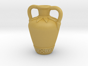 (1/4 Scale) Ancient Greek amphora themed bottle in Tan Fine Detail Plastic