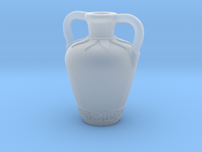 (1/4 Scale) Ancient Greek amphora themed bottle in Clear Ultra Fine Detail Plastic