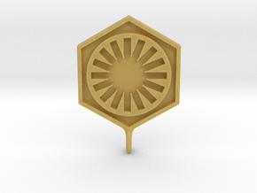 First Order Pendant in Tan Fine Detail Plastic
