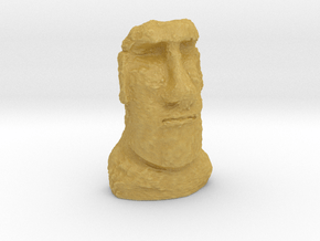 N Gauge Moai Head (Easter Island head) in Tan Fine Detail Plastic