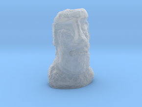 N Gauge Moai Head (Easter Island head) in Clear Ultra Fine Detail Plastic