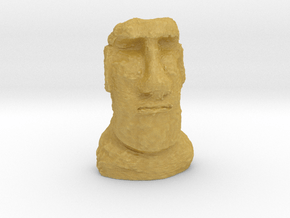 TT Gauge Moai Head (Easter Island head) in Tan Fine Detail Plastic