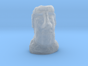 TT Gauge Moai Head (Easter Island head) in Clear Ultra Fine Detail Plastic