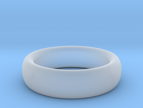 Plain Ring flat inside size11 w 7mm  t 3.2mm  in Clear Ultra Fine Detail Plastic