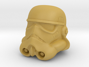 Storm Trooper Helmet  in Tan Fine Detail Plastic