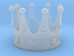 Animal King Crown in Clear Ultra Fine Detail Plastic