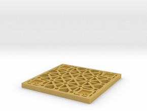 Sulaco floor tile 1/10 scale in Tan Fine Detail Plastic