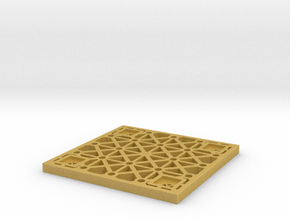 Sulaco floor tile 1/12 scale in Tan Fine Detail Plastic