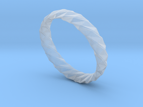 Twistium - Bracelet P=190mm h15 Alpha in Clear Ultra Fine Detail Plastic