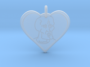 Handsome Squidward Pendant in Clear Ultra Fine Detail Plastic