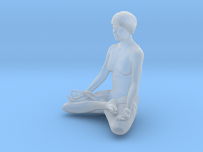 Lotus Position (small) in Clear Ultra Fine Detail Plastic
