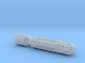 1/4" Hex Bit Pen 01 (012) in Clear Ultra Fine Detail Plastic