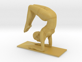 Scorpion handstand pose (2.5 cm) in Tan Fine Detail Plastic