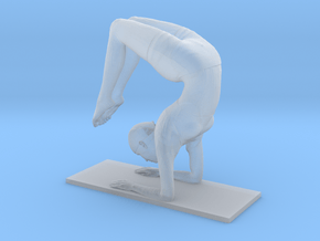 Scorpion handstand pose (2.5 cm) in Clear Ultra Fine Detail Plastic