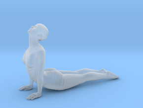 Cobra pose (3 cm) in Clear Ultra Fine Detail Plastic