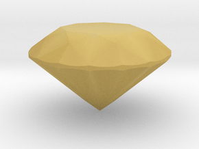 Perfect Proportion Diamond - Tolkowsky in Tan Fine Detail Plastic