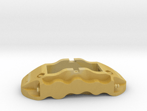6-Piston Caliper - Right (with bolts and bleeders) in Tan Fine Detail Plastic