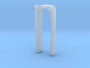 Door Frame in Clear Ultra Fine Detail Plastic