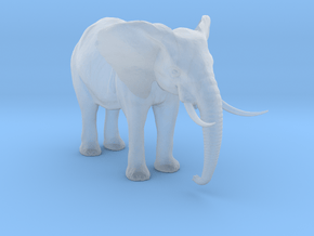 African Alpha Elephant in Clear Ultra Fine Detail Plastic